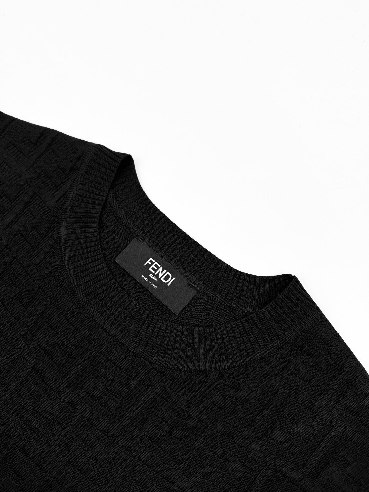 Fendi FF Monogram T-Shirt "Black"
