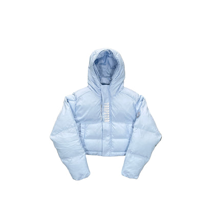 Trapstar Short Decoded 2.0 Down Jacket "Ice Blue"