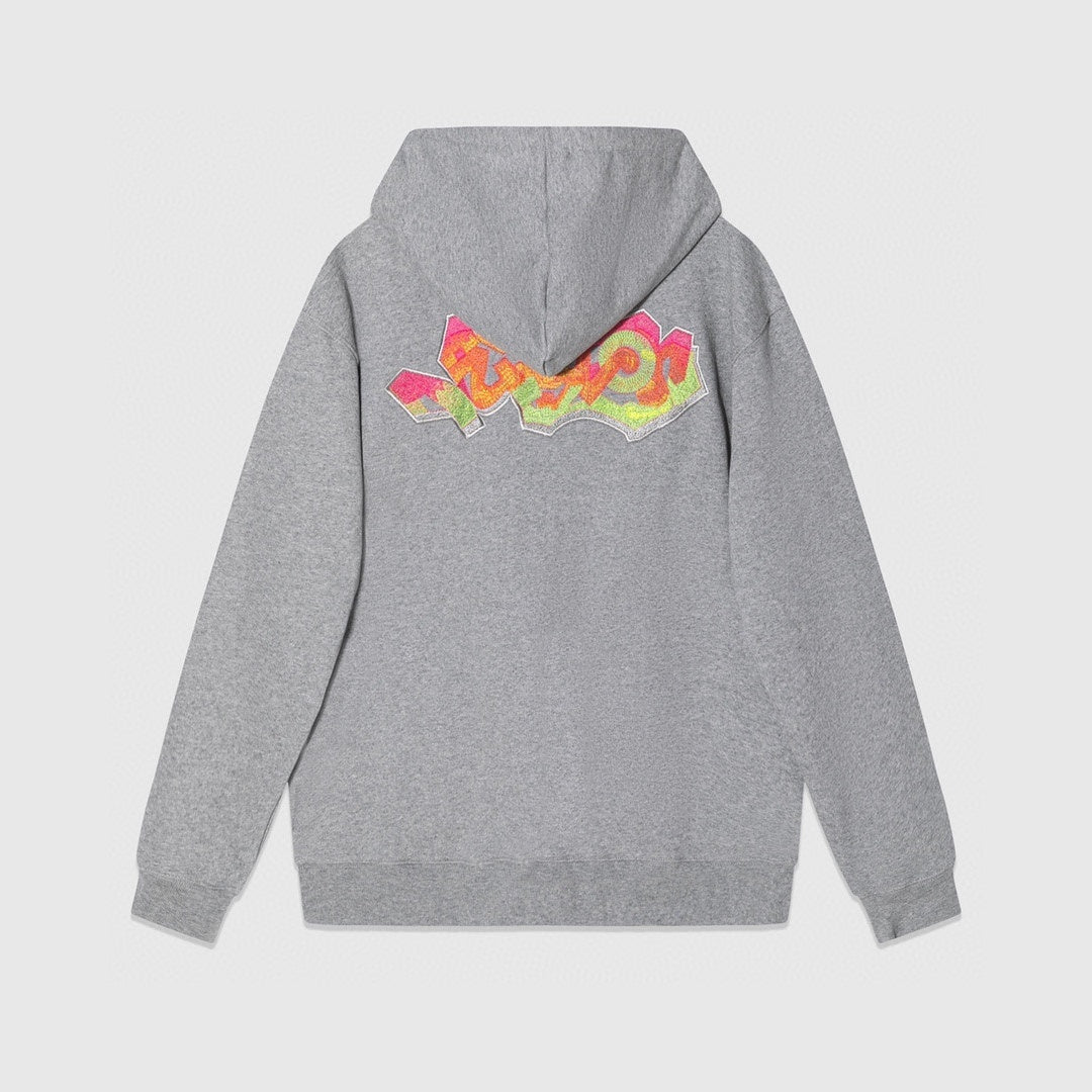 Louis Vuitton Graffiti Hoodie "Grey"