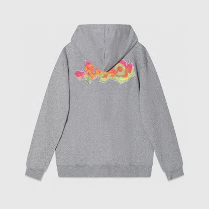 Louis Vuitton Graffiti Hoodie "Grey"