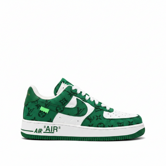 Louis Vuitton x Nike Air Force 1 "Green-White"
