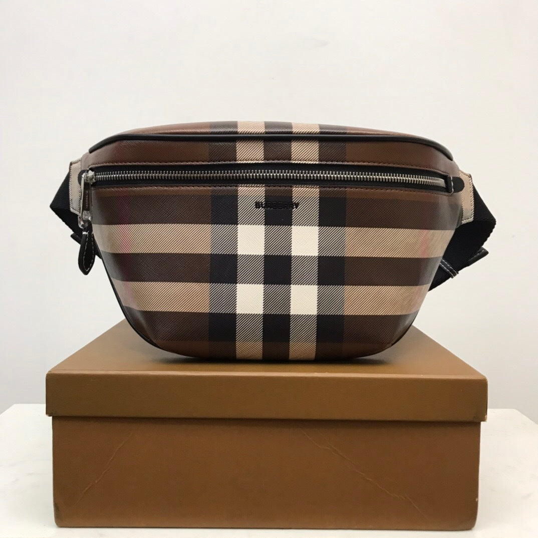 Burberry Checkered Bum Bag