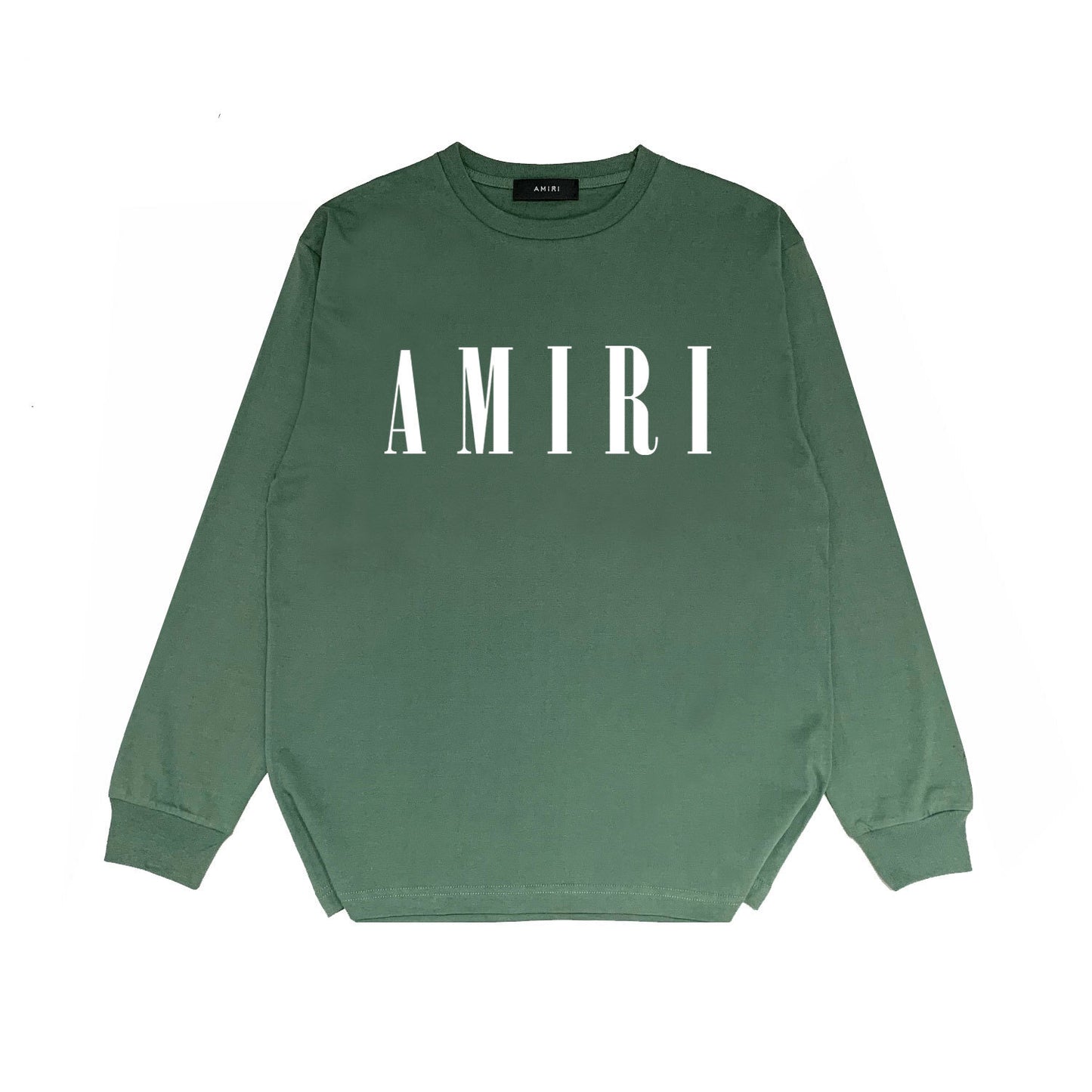 Amiri Core Logo Print Sweatshirt "Green-White"
