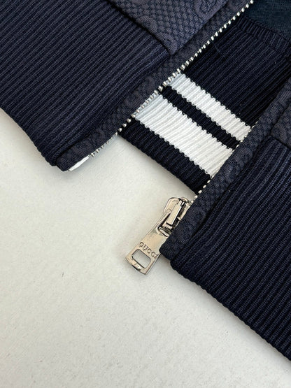 Gucci GG Technical Jersey Zip Jacket "Navy Blue"