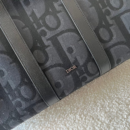 Dior Oblique Jacquard East-West Tote Bag