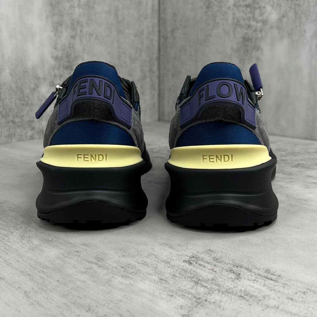 Fendi Flow "Black-Blue Monogram"