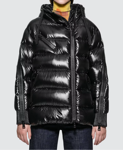 Moncler Zipped Sleeves Down Jacket "Black"