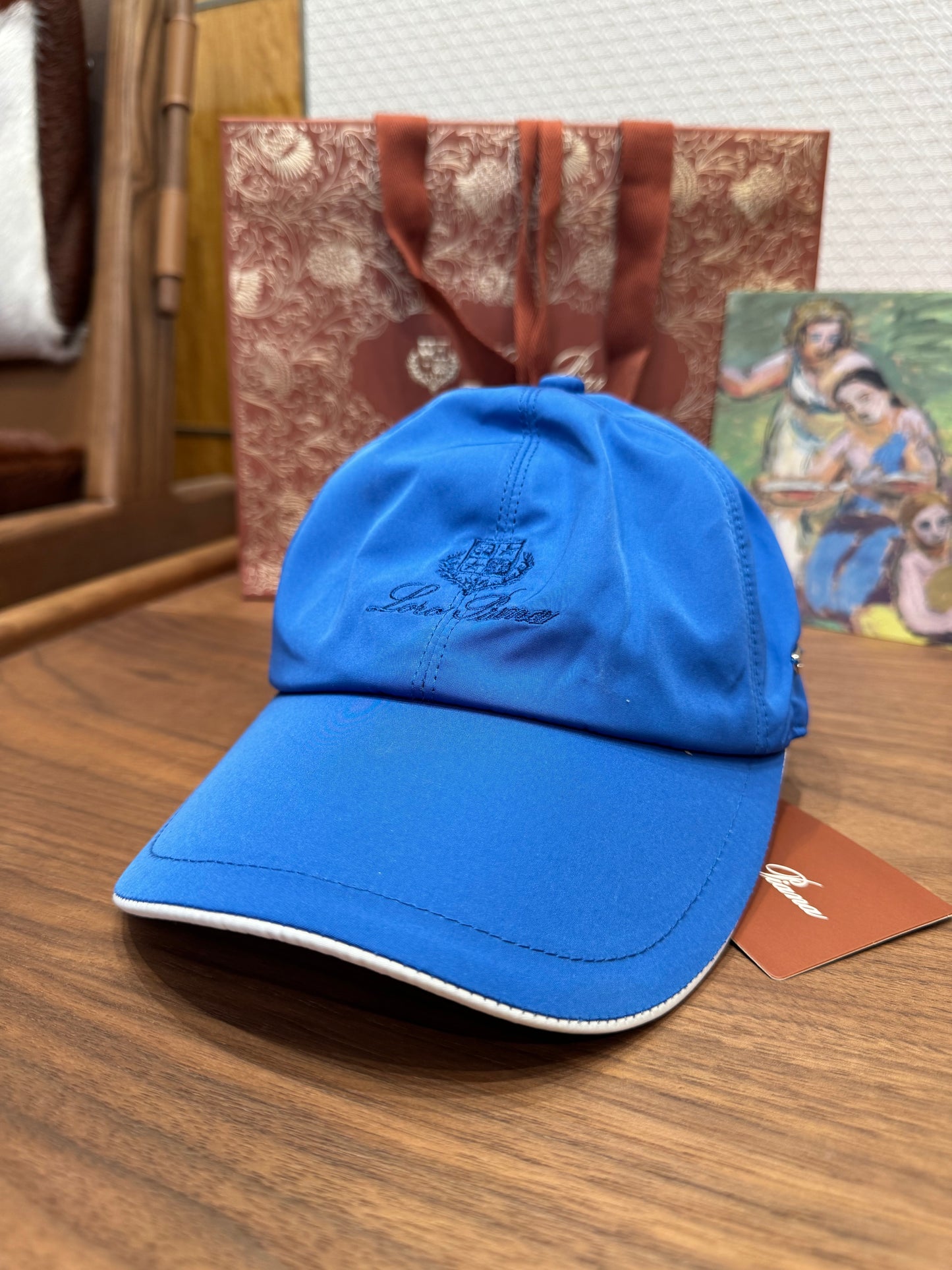 Loro Piana Baseball Hat "Blue"