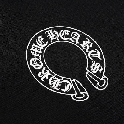 Chrome Hearts Zip-Up Hoodie "Black-White"