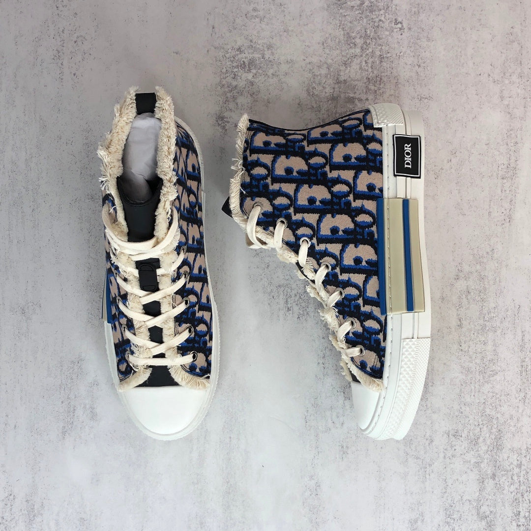 Dior B23 High-Top "Beige-Blue-Black"