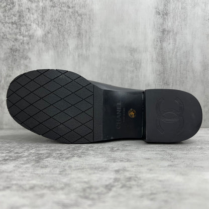 Chanel Leather Loafers "Black"