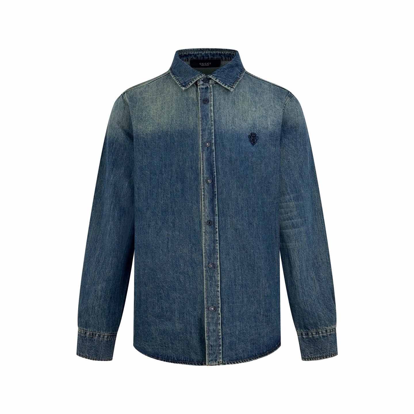 Gucci Washed Certified Cotton Denim Shirt