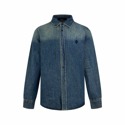 Gucci Washed Certified Cotton Denim Shirt
