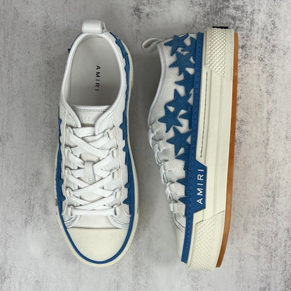 Amiri Court Low "White-Blue Stars"