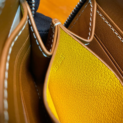 Goyard Matignon PM Wallet "Black & Tan"
