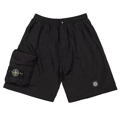 Stone Island Nylon Cargo Shorts "Black"