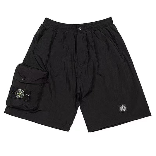 Stone Island Nylon Cargo Shorts "Black"