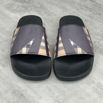 Burberry Slides "Black-Beige"