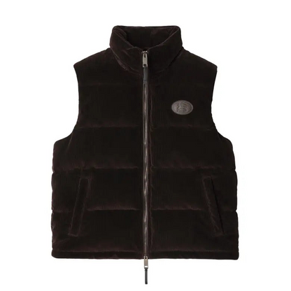 Burberry Corduroy Puffer Gilet "Black"