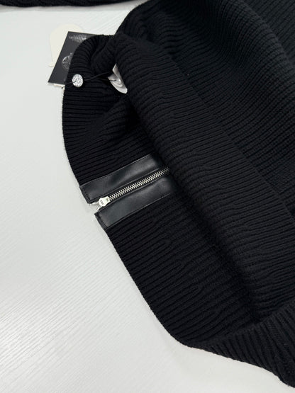 Chrome Hearts Large Cross Cashmere Knit "Black"