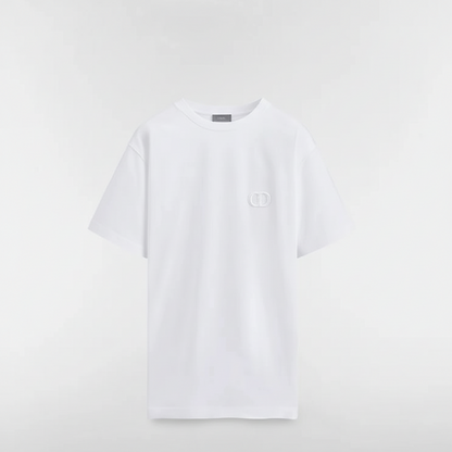 Dior CD Icon T-Shirt "White Cotton Jersey"