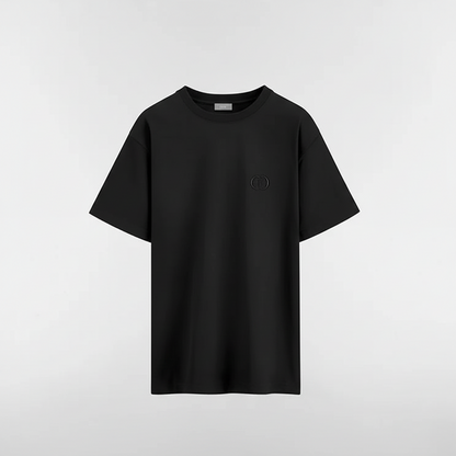 Dior CD Icon T-Shirt "Black Cotton Jersey"