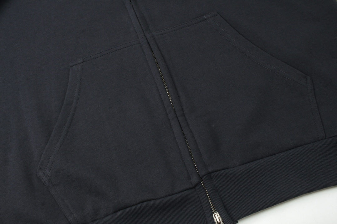 Balenciaga Zip-Up Hoodie "Black-Red"