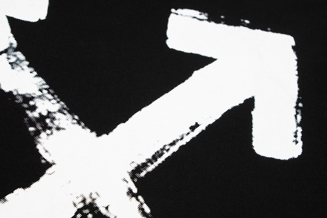 Off-White Paint Arrow Slim Hoodie "Black"