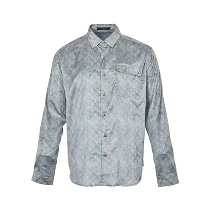Louis Vuitton Monogram Shirt "Light Blue"