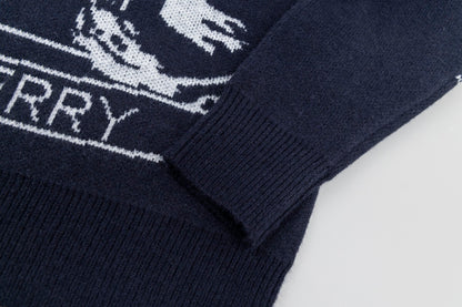 Burberry Knight Sweater "Navy Blue"