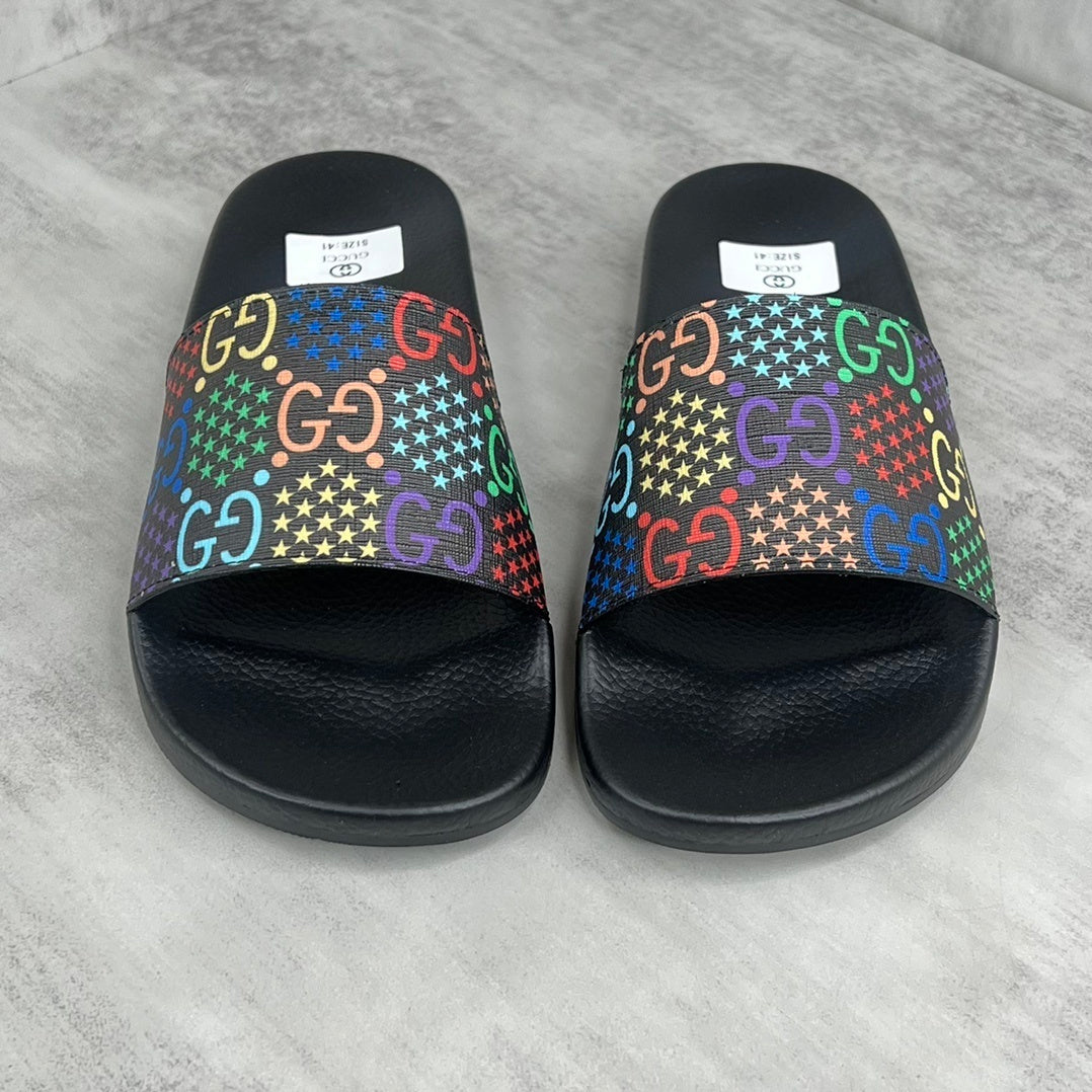 Gucci Psychedelic Slides "Black"