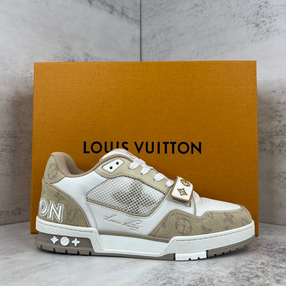 Louis Vuitton Trainers Velcro Strap "Beige"