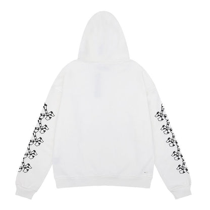 Amiri Checkered Bones Hoodie "White"
