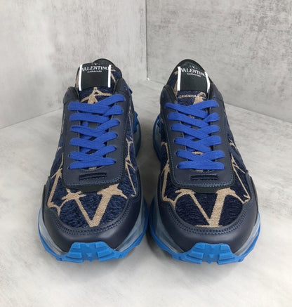 Valentino Garavani Netrunner "Blue-Black-Beige Monogram"