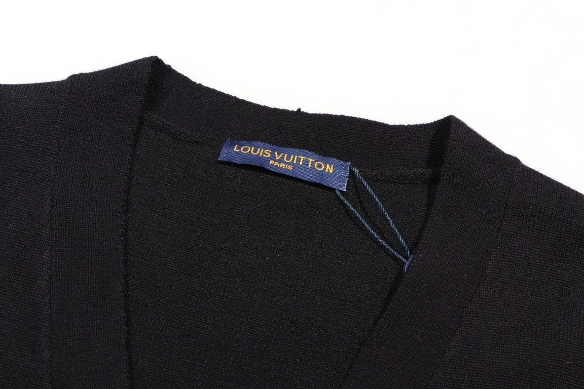 Louis Vuitton Cardigan "Black-White Monogram"