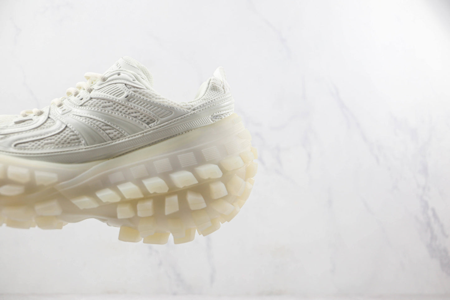 Balenciaga Bouncer "White Clear Sole"