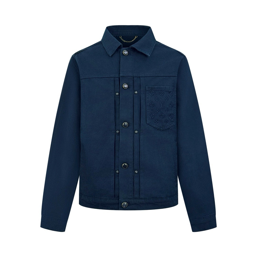 Louis Vuitton Garment-Dyed Denim Type II Trucker Jacket