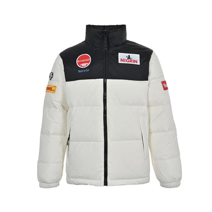 Descente Ski Down Jacket "White-Black"