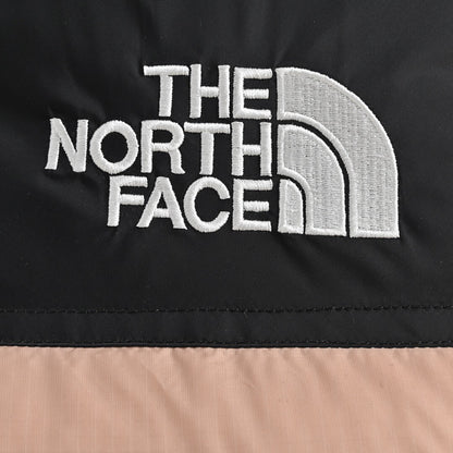 The North Face 700 Short Down Jacket "Peach Beige-Black"
