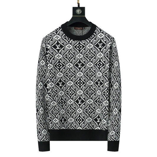 Louis Vuitton Sweater "Black-White Monogram"