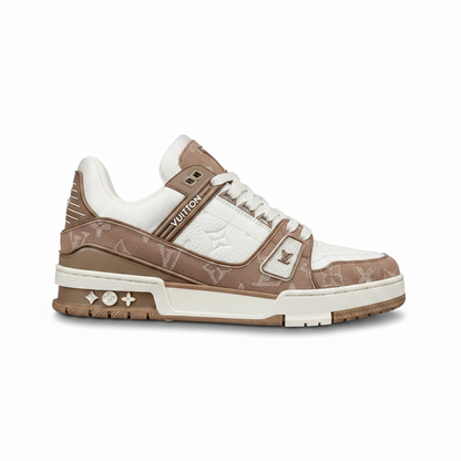 Louis Vuitton LV Trainers "Brown Denim-White"