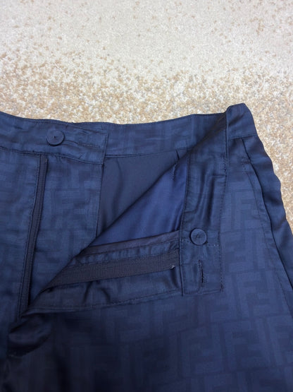 Fendi FF Silk Shorts "Blue"