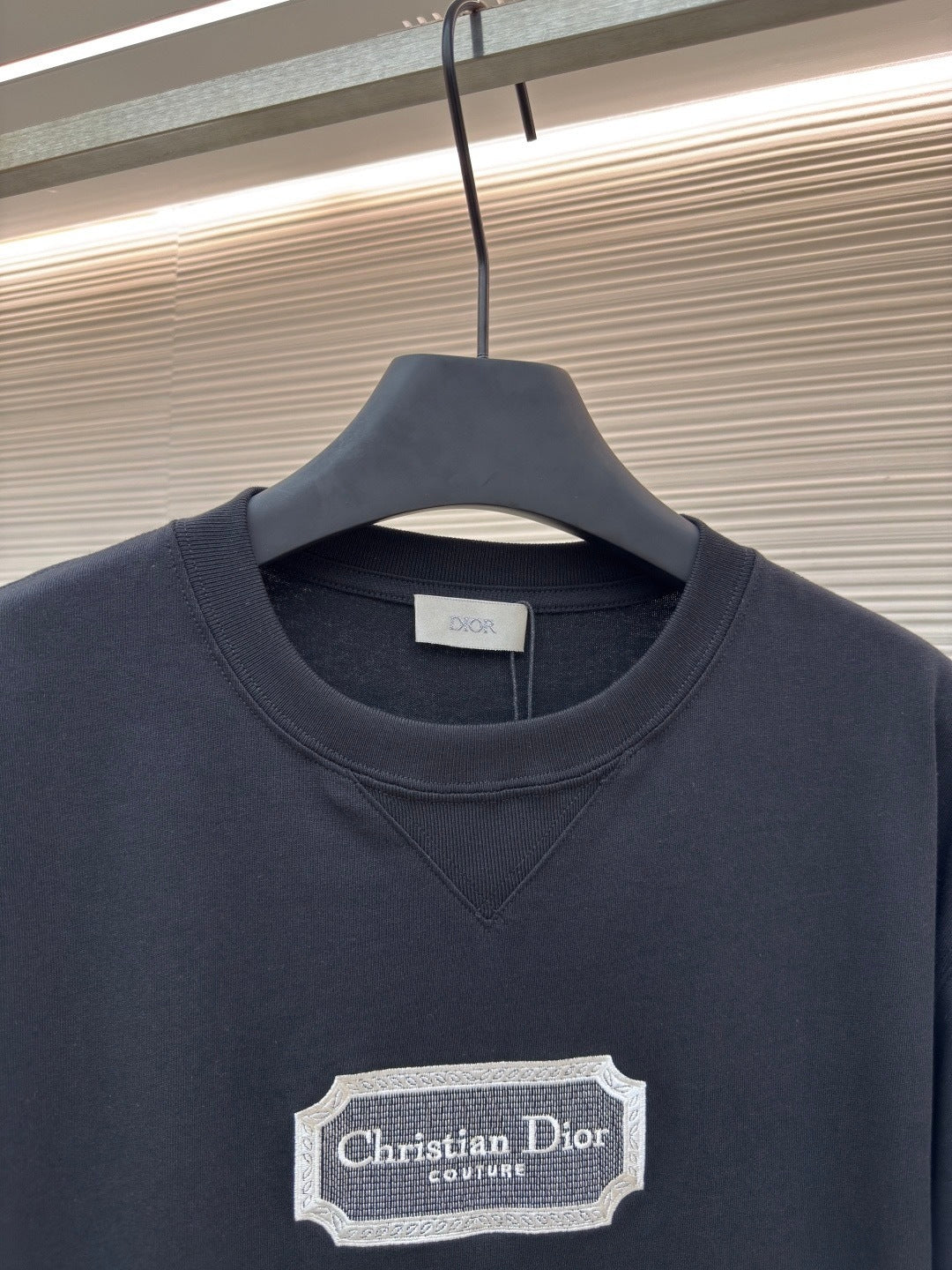 Dior Christian Dior Couture T-Shirt "Black Cotton Jersey"