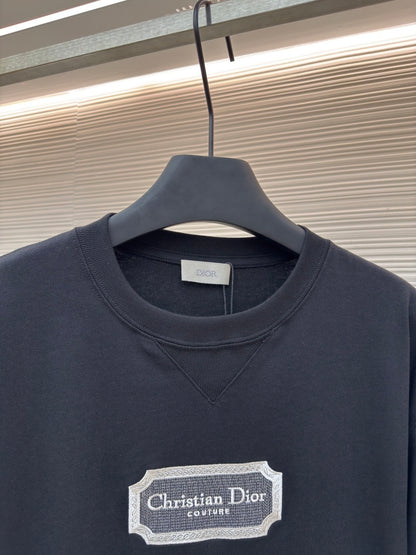 Dior Christian Dior Couture T-Shirt "Black Cotton Jersey"