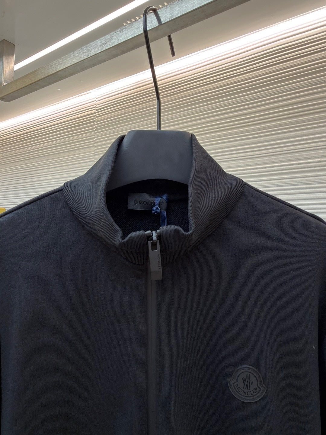 Moncler Zip-Up Sweatshirt "Black"