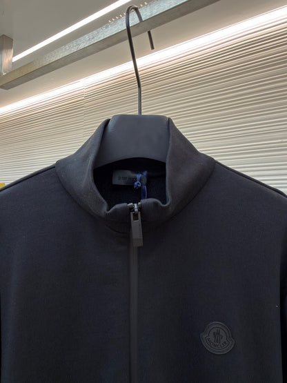 Moncler Zip-Up Sweatshirt "Black"