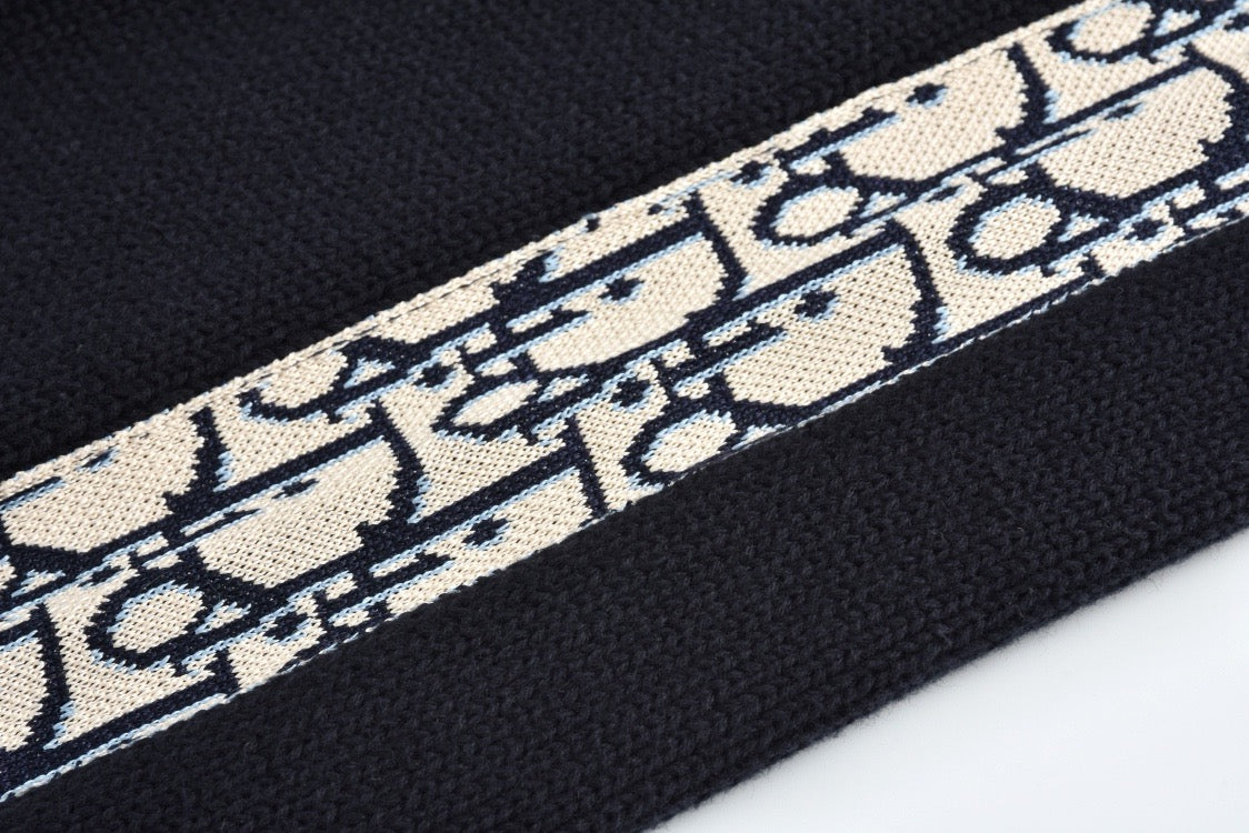 Dior Sweater with Dior Oblique Inserts "Black"
