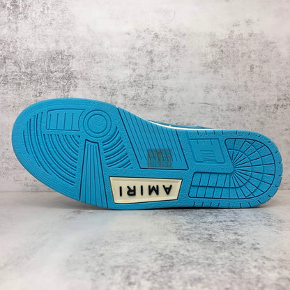 Amiri Skel Top High "White-Blue"