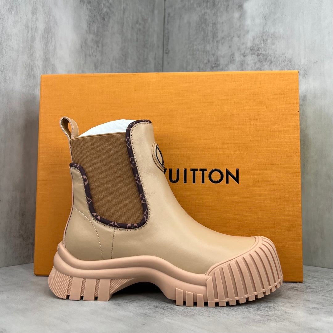 Louis Vuitton Ruby Ankle Boots "Beige"