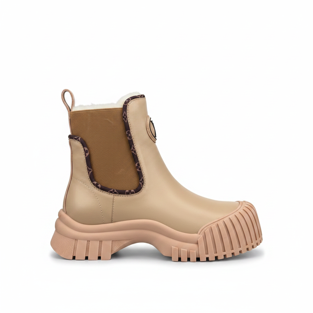 Louis Vuitton Ruby Ankle Boots "Beige"